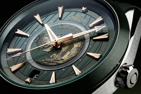 欧米茄宣布海马Aqua Terra世界计时器系列的三种新选择(包括钛)