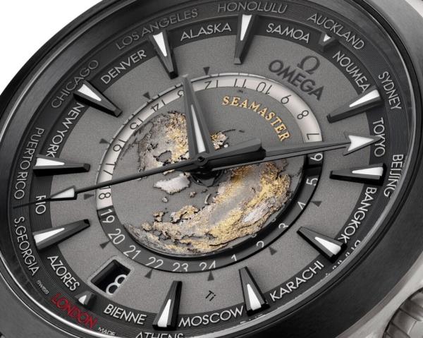 欧米茄推出三款全新海马Aqua Terra世界计时器